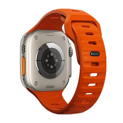 Silikonski sportski remen za Apple Watch ultra Band 49 mm 40 mm 41 mm 42 mm 49 mm 44 mm 45 mm Gumeni korrea remen iwatch serija 8 7 3 5 6 4