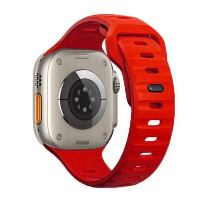 Silikonski sportski remen za Apple Watch ultra Band 49 mm 40 mm 41 mm 42 mm 49 mm 44 mm 45 mm Gumeni korrea remen iwatch serija 8 7 3 5 6 4