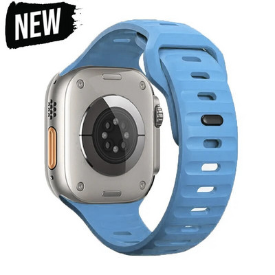 Silikonski sportski remen za Apple Watch ultra Band 49 mm 40 mm 41 mm 42 mm 49 mm 44 mm 45 mm Gumeni korrea remen iwatch serija 8 7 3 5 6 4