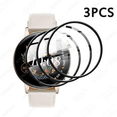 Ekrāna aizsargplēve Huawei Watch GT 3 2e GT3 GT 2 pro 42mm 46mm Smart Watch aizsargplēve Huawei GT3 Pro GT4 mīkstajam stiklam