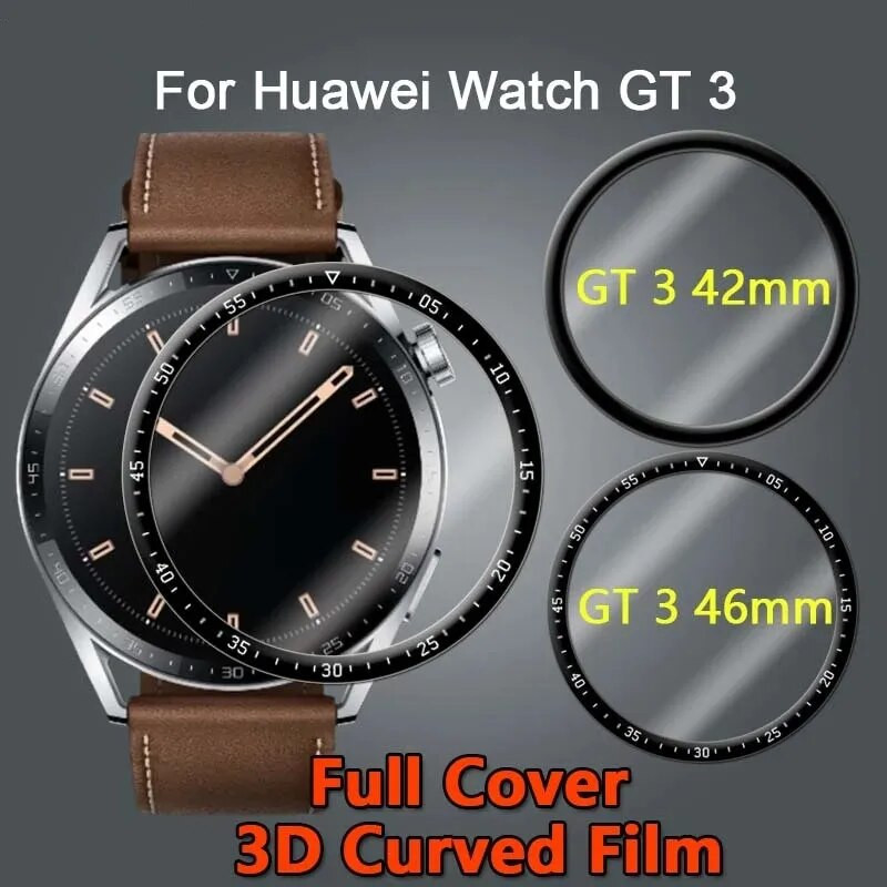 Ekrāna aizsargplēve Huawei Watch GT 3 2e GT3 GT 2 pro 42mm 46mm Smart Watch aizsargplēve Huawei GT3 Pro GT4 mīkstajam stiklam