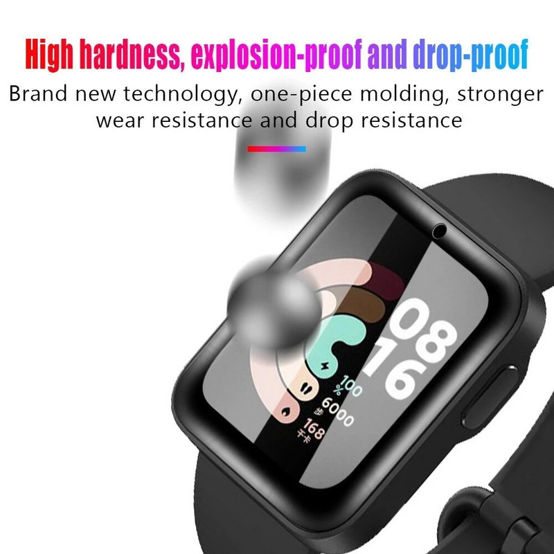 3PCS pilnekrāna aizsargs Xiaomi Redmi Watch 2 Lite 4 lite 3 Active Film Samrtwatch Mi Poco Watch Lite Protective Not Glass