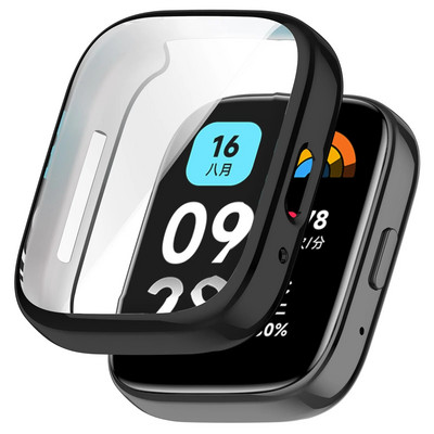 Husă din silicon moale TPU din sticlă pentru Redmi Watch 3 Active 3 Lite Husă de protecție a ecranului pentru banda de ceas inteligentă pentru Xiaomi Redmi Watch 3