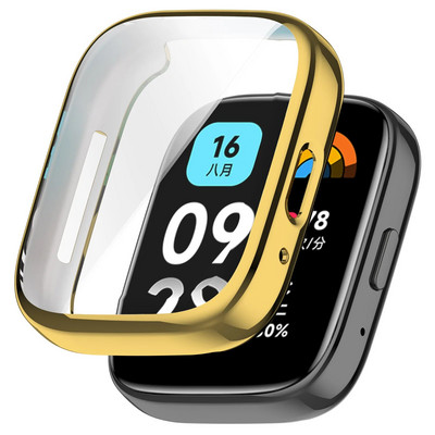 Husă din silicon moale TPU din sticlă pentru Redmi Watch 3 Active 3 Lite Husă de protecție a ecranului pentru banda de ceas inteligentă pentru Xiaomi Redmi Watch 3