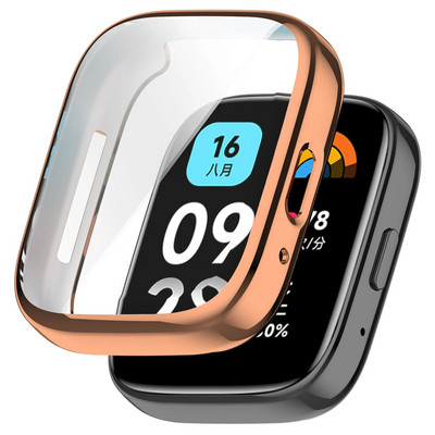 Husă din silicon moale TPU din sticlă pentru Redmi Watch 3 Active 3 Lite Husă de protecție a ecranului pentru banda de ceas inteligentă pentru Xiaomi Redmi Watch 3