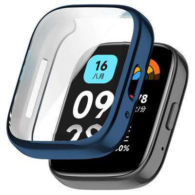Husă din silicon moale TPU din sticlă pentru Redmi Watch 3 Active 3 Lite Husă de protecție a ecranului pentru banda de ceas inteligentă pentru Xiaomi Redmi Watch 3