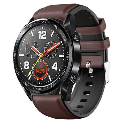 Δερμάτινο βραχιόλι σιλικόνης για Amazfit GTR 47mm λουράκι καρπού για Xiaomi Amazfit Pace / Stratos 1 2 3 / GTR2 / GTR 2e Ρολόι