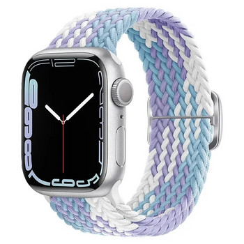 Strap For Apple Watch band 44mm 40mm 45mm 41mm 38mm 42mm ultra 49mm Braided Solo Loop βραχιόλι correa iwatch series 7 se 3 6 8 5