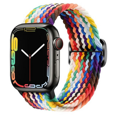 Rihm Apple Watchi rihma jaoks 44mm 40mm 45mm 41mm 38mm 42mm ultra 49mm punutud Solo Loop käevõru correa iwatch seeria 7 se 3 6 8 5