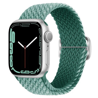Rihm Apple Watchi rihma jaoks 44mm 40mm 45mm 41mm 38mm 42mm ultra 49mm punutud Solo Loop käevõru correa iwatch seeria 7 se 3 6 8 5