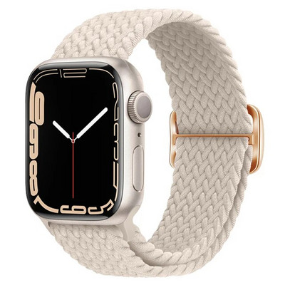Rihm Apple Watchi rihma jaoks 44mm 40mm 45mm 41mm 38mm 42mm ultra 49mm punutud Solo Loop käevõru correa iwatch seeria 7 se 3 6 8 5