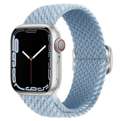 Rihm Apple Watchi rihma jaoks 44mm 40mm 45mm 41mm 38mm 42mm ultra 49mm punutud Solo Loop käevõru correa iwatch seeria 7 se 3 6 8 5
