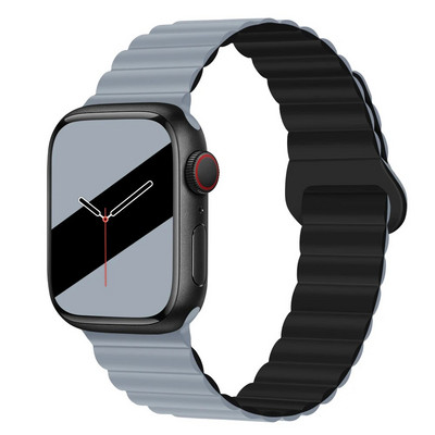 NOVO Originalne magnetske trake od tekućeg silikona za Apple Watch Band Ultra 2 Series 9 SE iwatch 42 mm 44 mm 45 mm 49 mm 38 mm 40 mm 41 mm