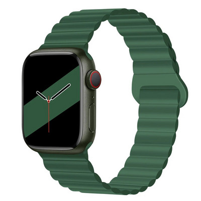 NOVO Originalne magnetske trake od tekućeg silikona za Apple Watch Band Ultra 2 Series 9 SE iwatch 42 mm 44 mm 45 mm 49 mm 38 mm 40 mm 41 mm