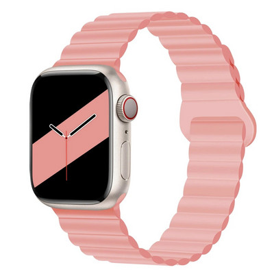 NOVO Originalne magnetske trake od tekućeg silikona za Apple Watch Band Ultra 2 Series 9 SE iwatch 42 mm 44 mm 45 mm 49 mm 38 mm 40 mm 41 mm