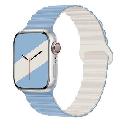 NOVO Originalne magnetske trake od tekućeg silikona za Apple Watch Band Ultra 2 Series 9 SE iwatch 42 mm 44 mm 45 mm 49 mm 38 mm 40 mm 41 mm