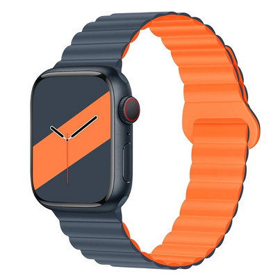 NOVO Originalne magnetske trake od tekućeg silikona za Apple Watch Band Ultra 2 Series 9 SE iwatch 42 mm 44 mm 45 mm 49 mm 38 mm 40 mm 41 mm