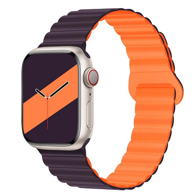 NOVO Originalne magnetske trake od tekućeg silikona za Apple Watch Band Ultra 2 Series 9 SE iwatch 42 mm 44 mm 45 mm 49 mm 38 mm 40 mm 41 mm