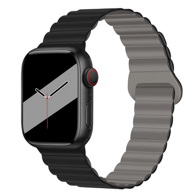 NOVO Originalne magnetske trake od tekućeg silikona za Apple Watch Band Ultra 2 Series 9 SE iwatch 42 mm 44 mm 45 mm 49 mm 38 mm 40 mm 41 mm
