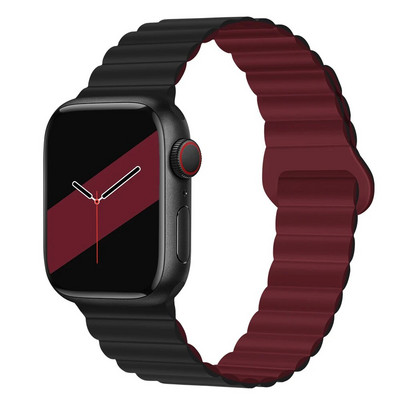 NOVO Originalne magnetske trake od tekućeg silikona za Apple Watch Band Ultra 2 Series 9 SE iwatch 42 mm 44 mm 45 mm 49 mm 38 mm 40 mm 41 mm