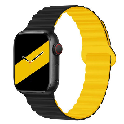 NOVO Originalne magnetske trake od tekućeg silikona za Apple Watch Band Ultra 2 Series 9 SE iwatch 42 mm 44 mm 45 mm 49 mm 38 mm 40 mm 41 mm