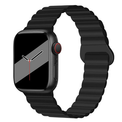 NOVO Originalne magnetske trake od tekućeg silikona za Apple Watch Band Ultra 2 Series 9 SE iwatch 42 mm 44 mm 45 mm 49 mm 38 mm 40 mm 41 mm