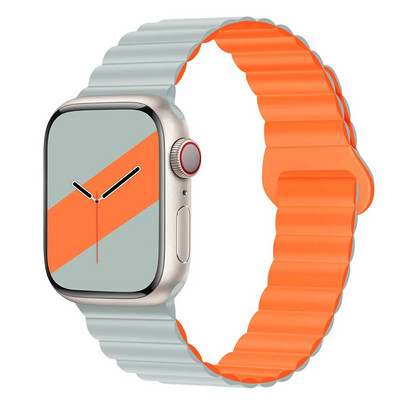 NOVO Originalne magnetske trake od tekućeg silikona za Apple Watch Band Ultra 2 Series 9 SE iwatch 42 mm 44 mm 45 mm 49 mm 38 mm 40 mm 41 mm