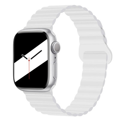 NOVO Originalne magnetske trake od tekućeg silikona za Apple Watch Band Ultra 2 Series 9 SE iwatch 42 mm 44 mm 45 mm 49 mm 38 mm 40 mm 41 mm