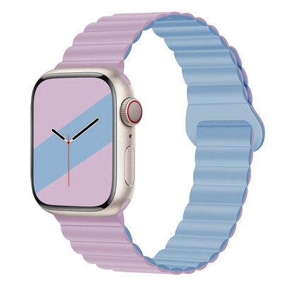 NOVO Originalne magnetske trake od tekućeg silikona za Apple Watch Band Ultra 2 Series 9 SE iwatch 42 mm 44 mm 45 mm 49 mm 38 mm 40 mm 41 mm