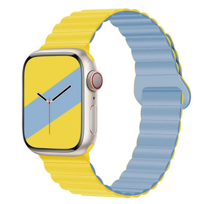 NOVO Originalne magnetske trake od tekućeg silikona za Apple Watch Band Ultra 2 Series 9 SE iwatch 42 mm 44 mm 45 mm 49 mm 38 mm 40 mm 41 mm