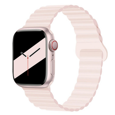 NOVO Originalne magnetske trake od tekućeg silikona za Apple Watch Band Ultra 2 Series 9 SE iwatch 42 mm 44 mm 45 mm 49 mm 38 mm 40 mm 41 mm