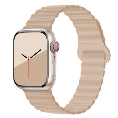 NOVO Originalne magnetske trake od tekućeg silikona za Apple Watch Band Ultra 2 Series 9 SE iwatch 42 mm 44 mm 45 mm 49 mm 38 mm 40 mm 41 mm