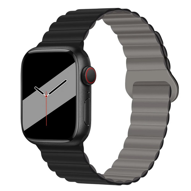NOVO Originalne magnetske trake od tekućeg silikona za Apple Watch Band Ultra 2 Series 9 SE iwatch 42 mm 44 mm 45 mm 49 mm 38 mm 40 mm 41 mm