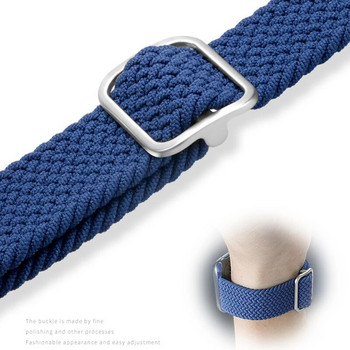 Braided Loop Strap For Apple Watch Ultra Band 49mm 44mm 40mm 45mm 41mm 42mm 38mm Elastic Solo βραχιόλι iWatch series 8 7 6 se 3