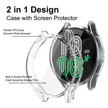 Калъф протектор за Samsung Galaxy Watch 4 5 6 40mm / 44mm Капак за Samsung Galaxy Watch5 / 6 / Watch4 40mm / 44mm Капак на екрана