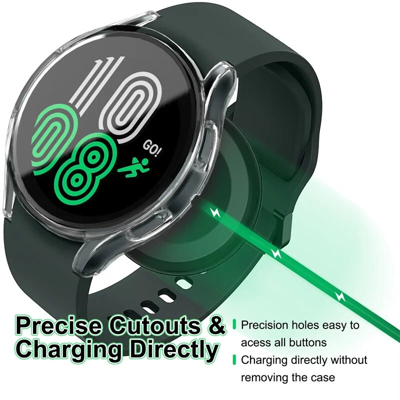 Kaitseümbris Samsung Galaxy Watch 4 5 6 40mm / 44mm kate Samsung Galaxy Watch5 / 6 / Watch4 40mm / 44mm ekraani kate