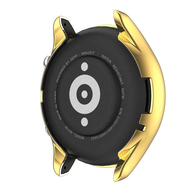 Επιμετάλλωση προστατευτική θήκη για κάλυμμα προστασίας πλήρους οθόνης Amazfit GTR 3 Pro Μαλακό κέλυφος TPU για έξυπνο ρολόι Huami Amazfit GTR3/2/2e