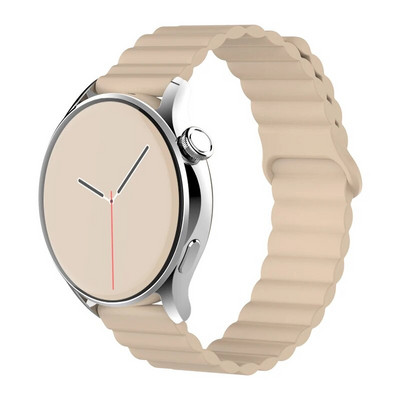 20 mm 22 mm silikona siksniņa Samsung Galaxy pulkstenim 4/6/5 pro/3/active 2 amazfit Magnetic Loop rokassprādze pulkstenim GT 2e 3 Correa Band