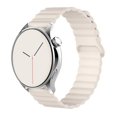 20 mm 22 mm silikona siksniņa Samsung Galaxy pulkstenim 4/6/5 pro/3/active 2 amazfit Magnetic Loop rokassprādze pulkstenim GT 2e 3 Correa Band