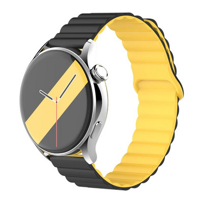 20 mm 22 mm silikona siksniņa Samsung Galaxy pulkstenim 4/6/5 pro/3/active 2 amazfit Magnetic Loop rokassprādze pulkstenim GT 2e 3 Correa Band