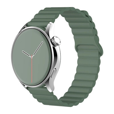 20 mm 22 mm silikona siksniņa Samsung Galaxy pulkstenim 4/6/5 pro/3/active 2 amazfit Magnetic Loop rokassprādze pulkstenim GT 2e 3 Correa Band