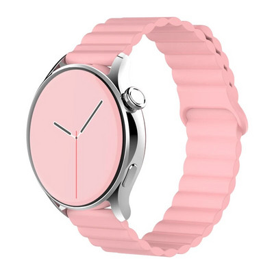 20 mm 22 mm silikona siksniņa Samsung Galaxy pulkstenim 4/6/5 pro/3/active 2 amazfit Magnetic Loop rokassprādze pulkstenim GT 2e 3 Correa Band