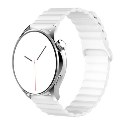 20 mm 22 mm silikona siksniņa Samsung Galaxy pulkstenim 4/6/5 pro/3/active 2 amazfit Magnetic Loop rokassprādze pulkstenim GT 2e 3 Correa Band