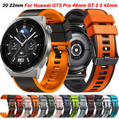 Curea Correa de 20 22mm pentru Huawei Watch GT 3 Pro 46mm GT4 GT3 GT 2 3 42mm Pro 46mm Watch 4 Pro/Honor Magic Band Bratara din silicon
