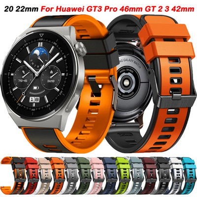 20 22mm λουράκι Correa Για Huawei Watch GT 3 Pro 46mm GT4 GT3 GT 2 3 42mm Pro 46mm Watch 4 Pro/Honor Magic Band Βραχιόλι σιλικόνης