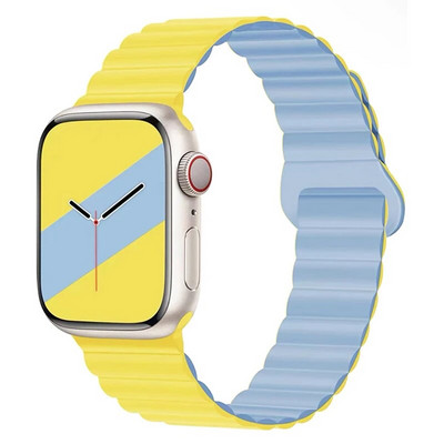 Μαγνητικό λουρί σιλικόνης για Apple Watch Band Ultra 49mm 45mm 44mm 40mm 41mm Βραχιόλι για τη σειρά iWatch Ultra 8 7 6 SE 5 4 3