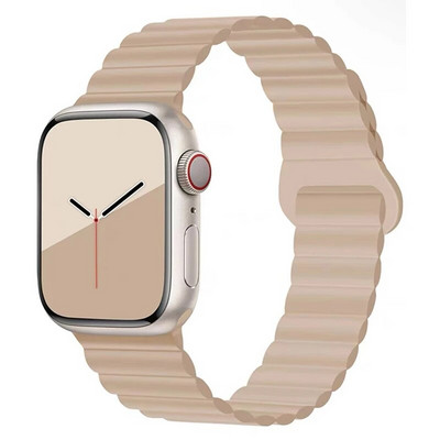 Μαγνητικό λουρί σιλικόνης για Apple Watch Band Ultra 49mm 45mm 44mm 40mm 41mm Βραχιόλι για τη σειρά iWatch Ultra 8 7 6 SE 5 4 3