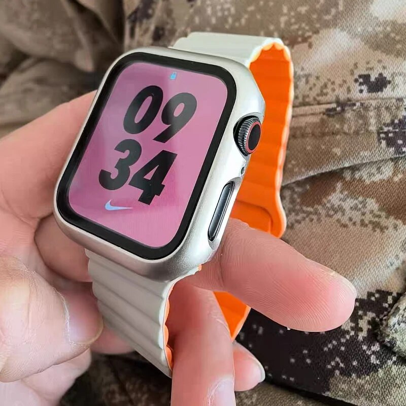 Μαγνητικό λουρί σιλικόνης για Apple Watch Band Ultra 49mm 45mm 44mm 40mm 41mm Βραχιόλι για τη σειρά iWatch Ultra 8 7 6 SE 5 4 3