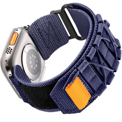 Tactical Alpine Sports Strap for Apple Watch Band Series 9 8 7 6 5 Ultra 2 49mm Nylon Strap 45mm 44mm 42mm 41mm 38mm 40mm 41mm