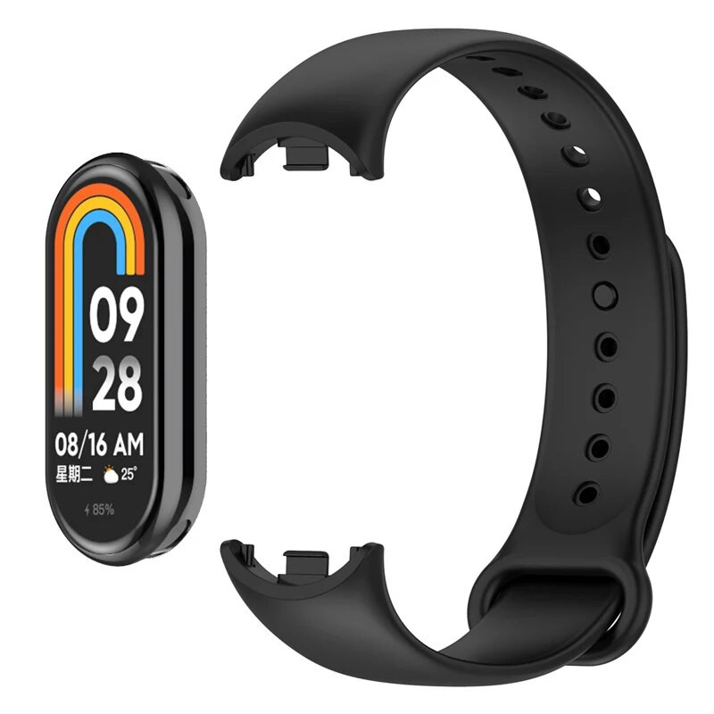 Trake za satove za Xiaomi Mi Band 8/8 NFC narukvica Silikonska narukvica Mi Band 8 NFC zamjena pulsera correa Sport remen za Mi Band 8